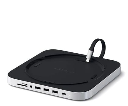 Hub USB Satechi Aluminum Hub Mac Mini (USB-C, 3xUSB-A, micro/SD) (silver)